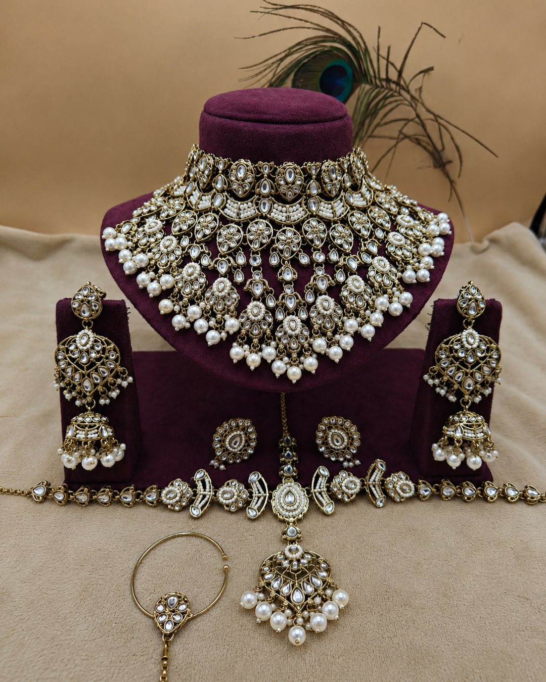 Rajsi Pearl Choker Set