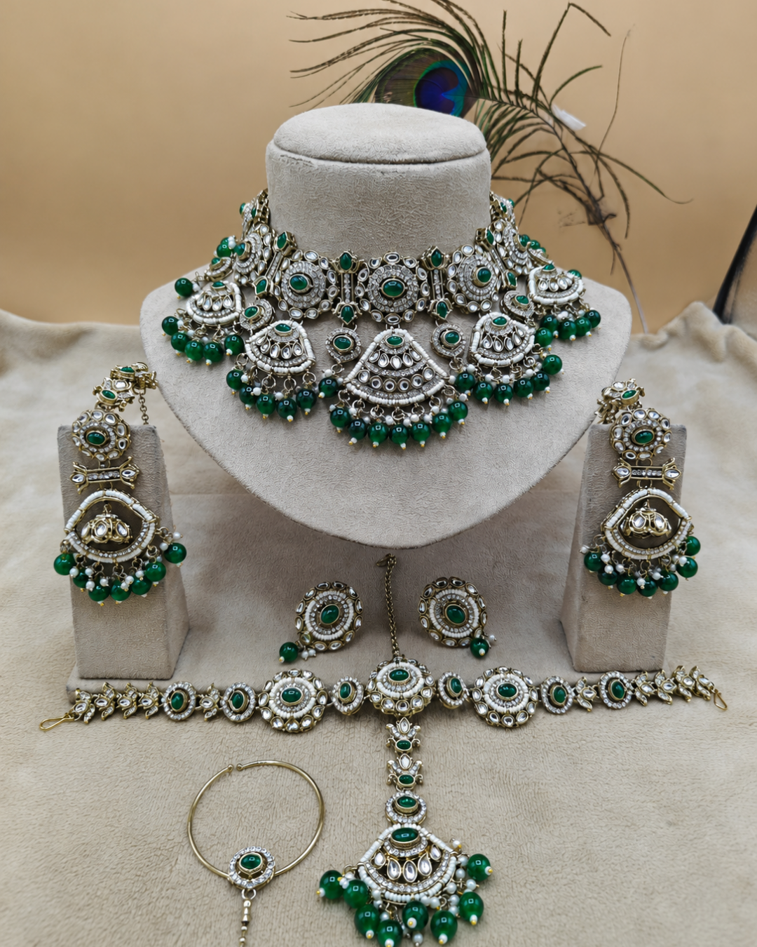 Shahi Panna Bridal Set
