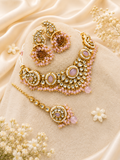 Blush Pearl Kundan Necklace Set