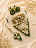 Emerald Pearl Heritage Choker Set