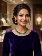 Opulent Emerald Cut Choker Set
