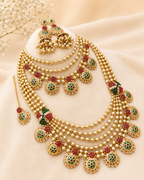 Traditional Gold Beads Haram Set