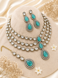 Aqua Royale Teardrop Crystal Set