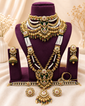 Royal Temple Bridal Combo Necklace Set