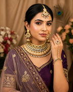 Kundan Pearl Bridal Choker Set