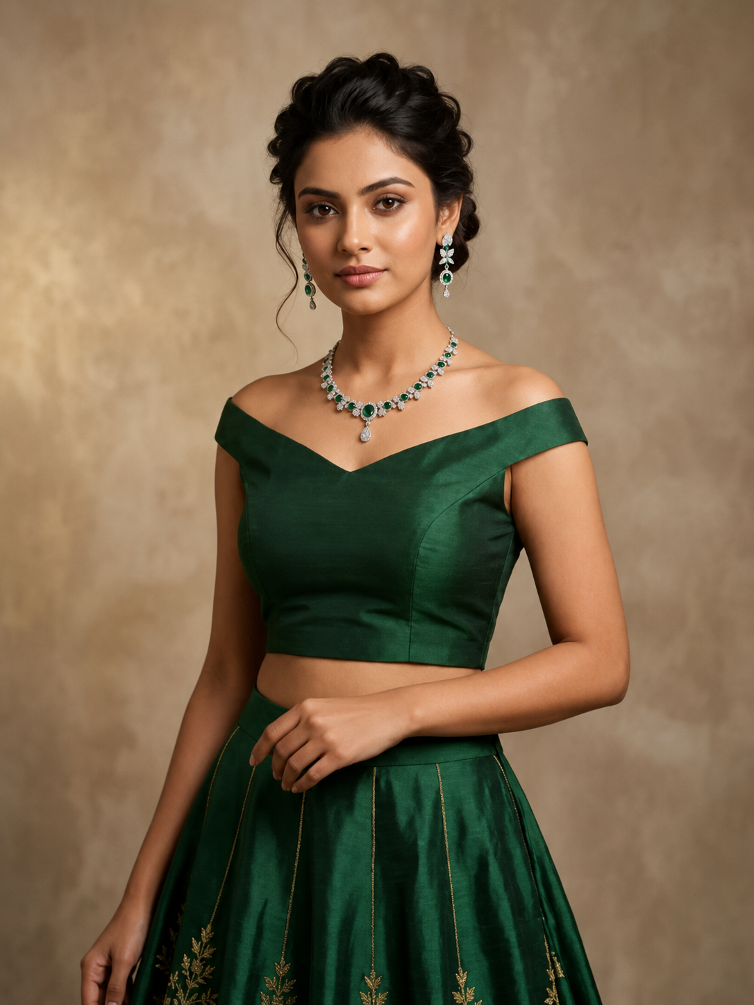 Emerald Bloom Set