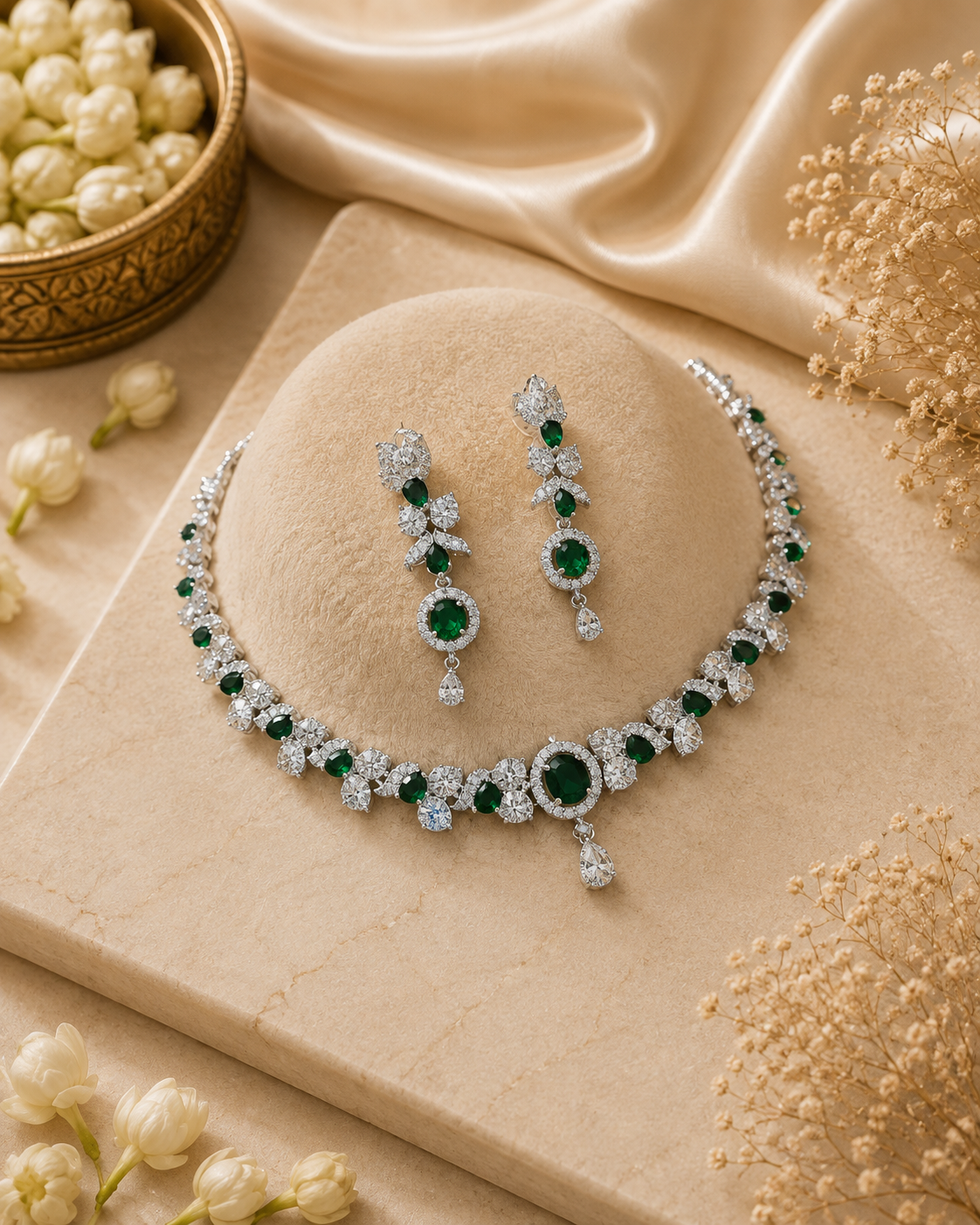 Emerald Bloom Set