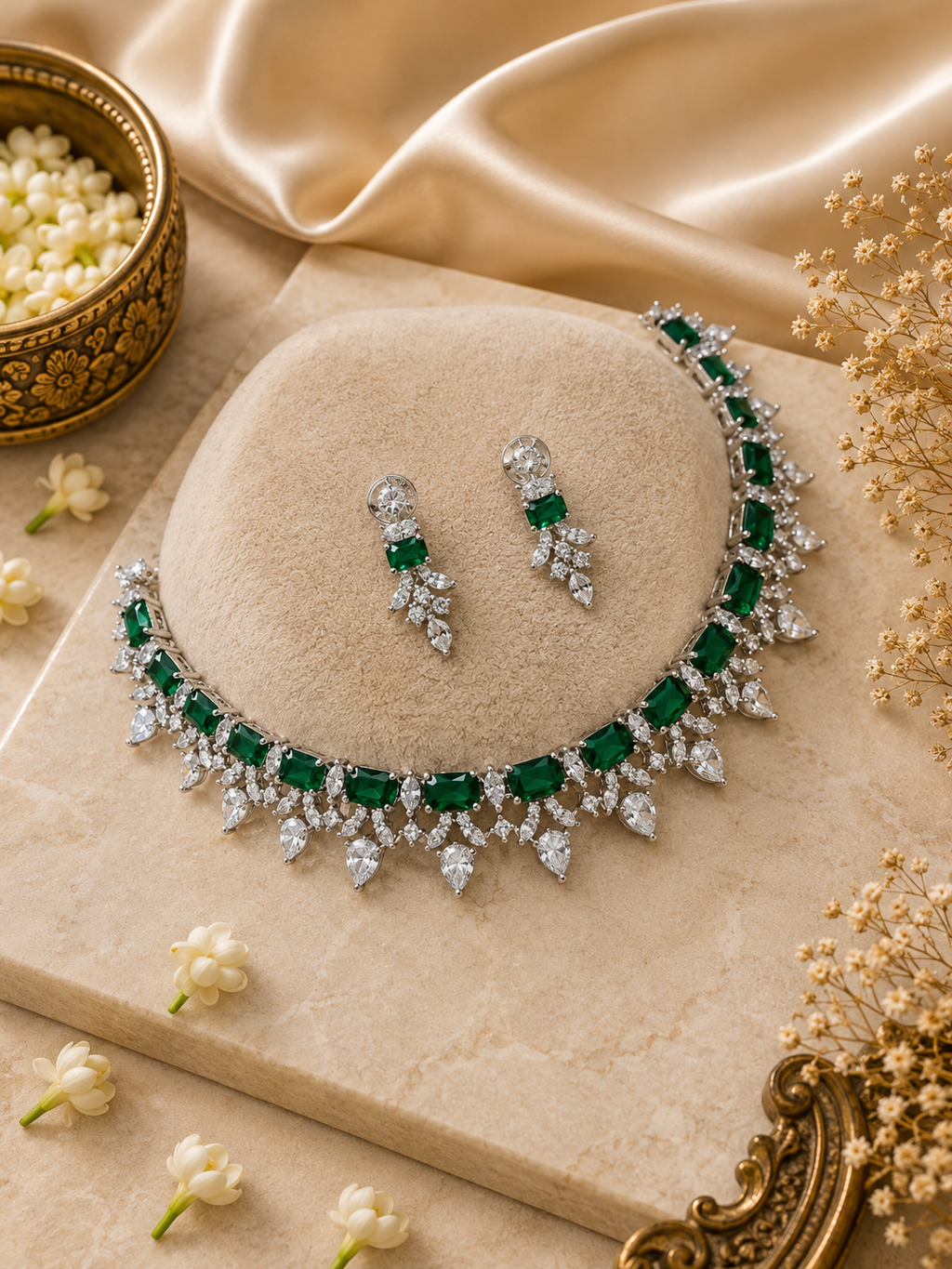 Emerald Cascade Set
