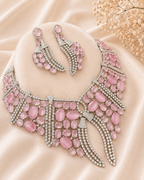 Rosé Imperial Statement Necklace Set