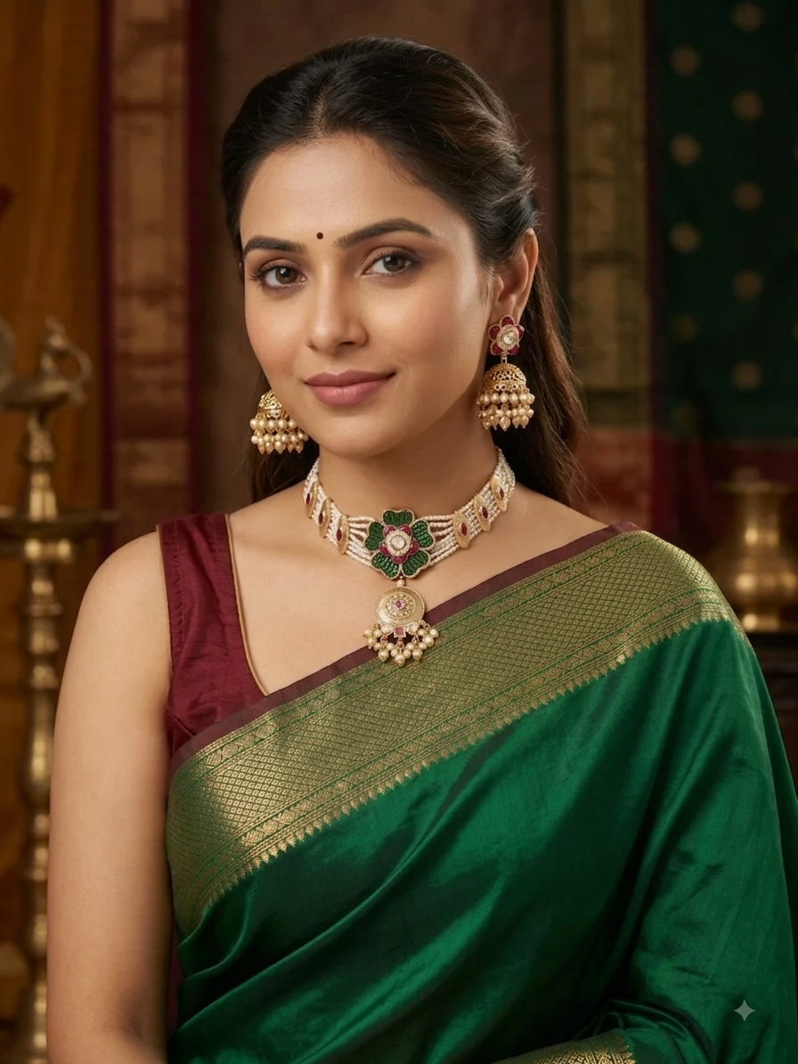 Golden Gem Pearl Set