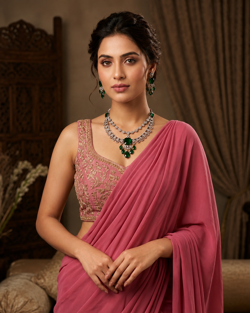 Emerald Bloom Luxe Necklace Set