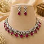 Radiant Ruby Floral Set