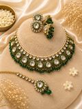 Emerald Royale Kundan Choker Set