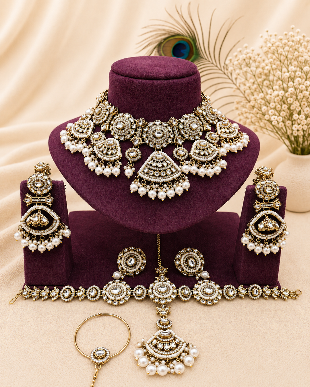 Ivory Royale Bridal Set