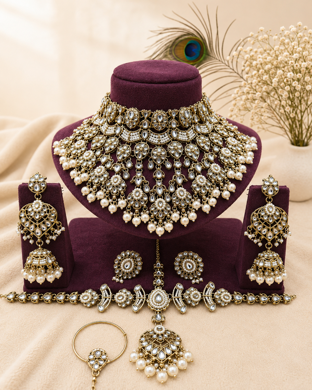 Rajsi Pearl Choker Set