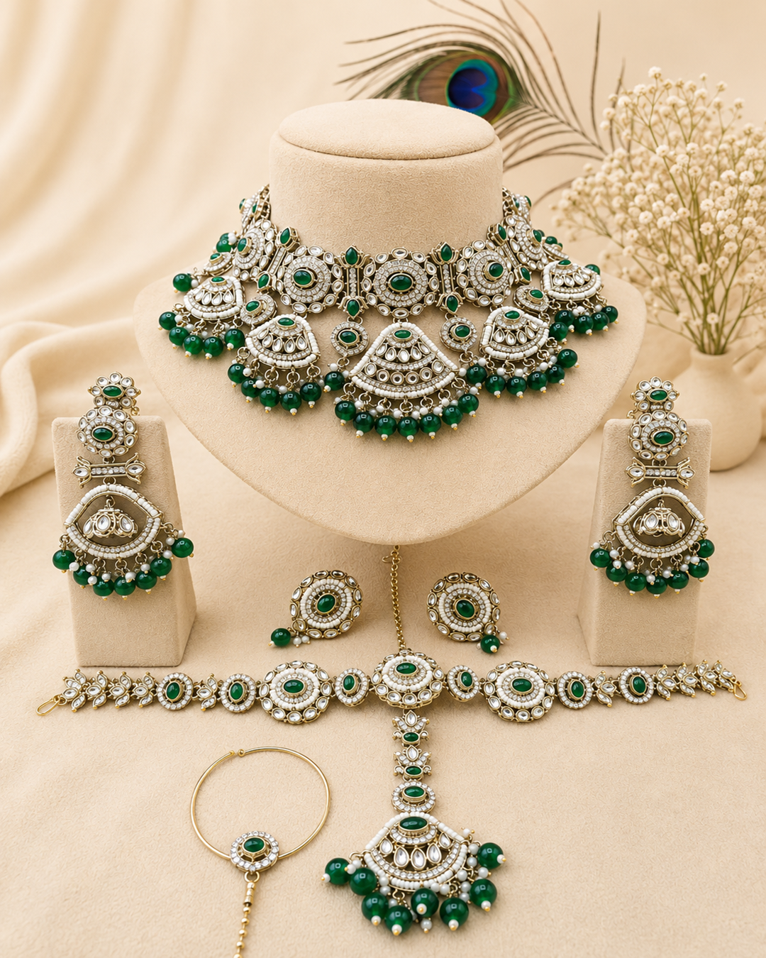 Shahi Panna Bridal Set