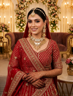 White Kundan Bridal Choker Set