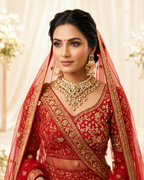 Meenakari Kundan Bridal Choker Set