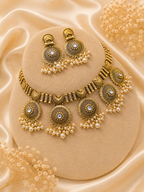 Pearl Champagne Jewelry Set