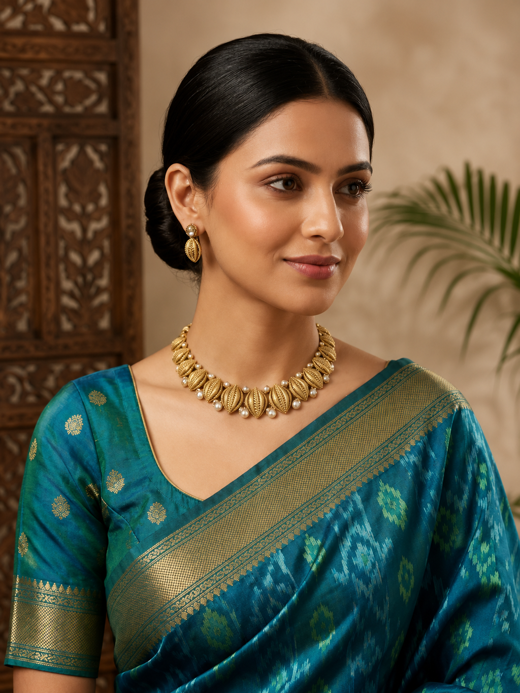 Royal Stone Necklace Set