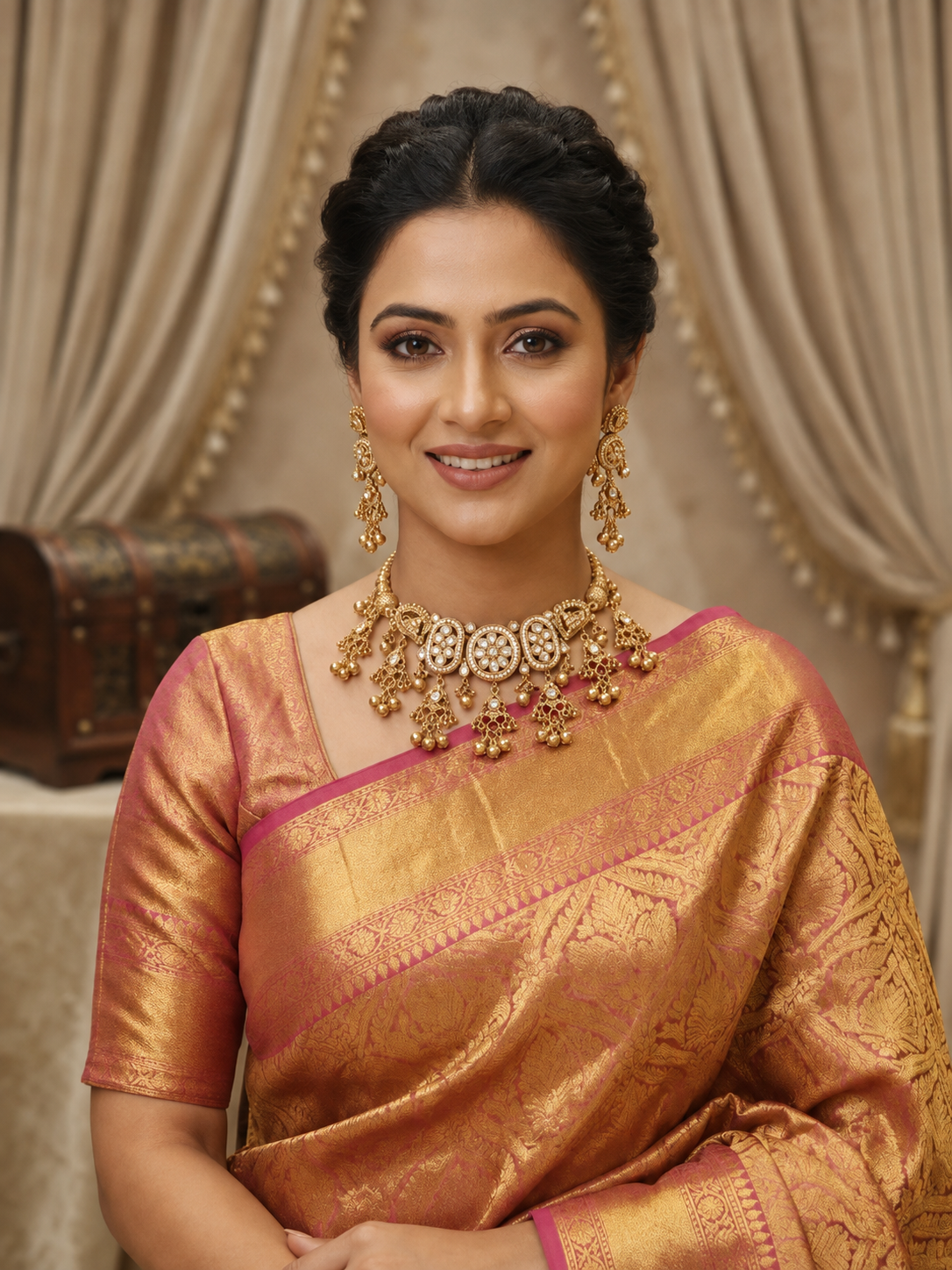 Golden Radiance Necklace Set