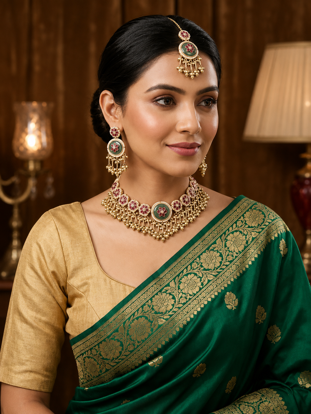 Golden Gemstone Set