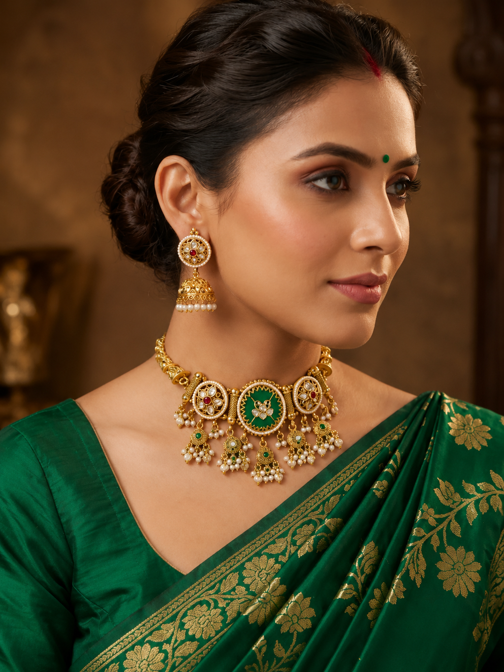 Classic Gem Pearl Set