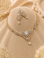 Ethereal Gold Heart Lattice Set