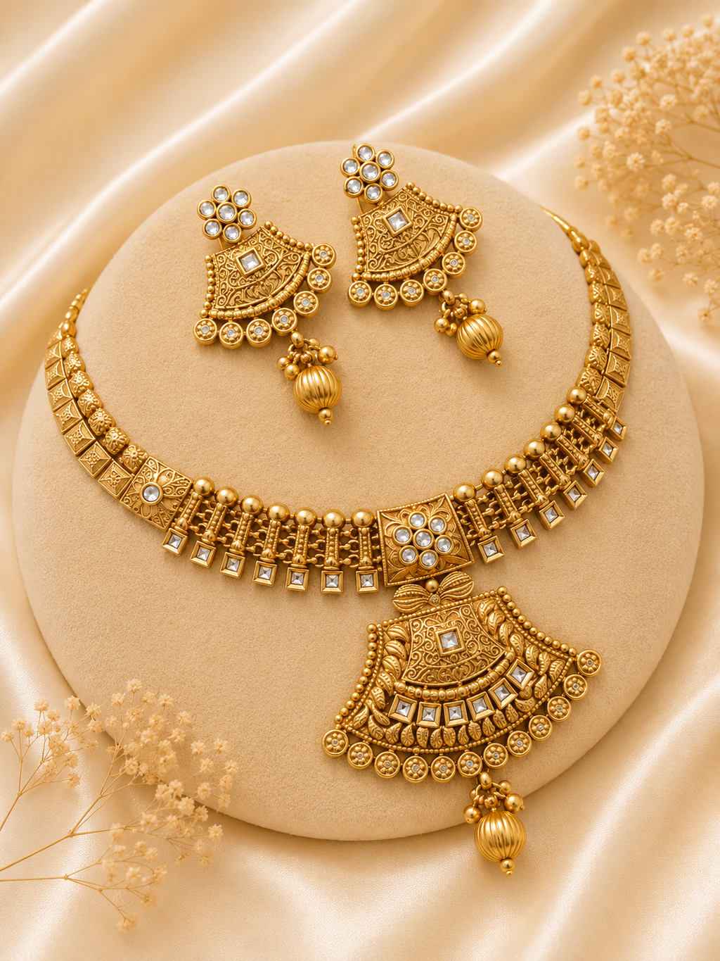 Luxury Pearl Stone Necklace