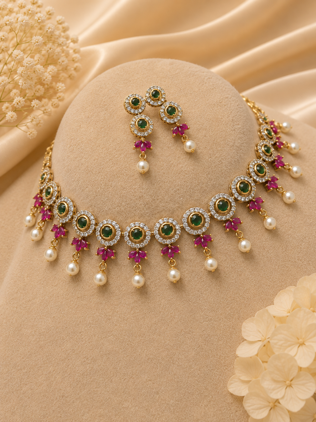 Ruby Choker Set