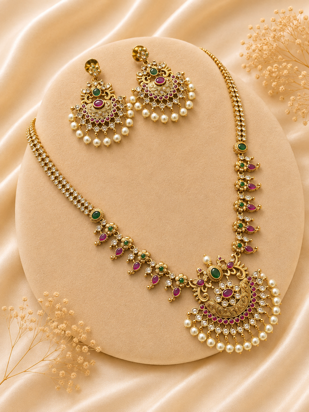Royal Crystal Necklace Set