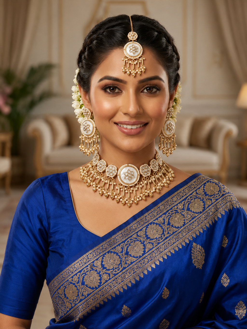 Pearl Drop Stone Set