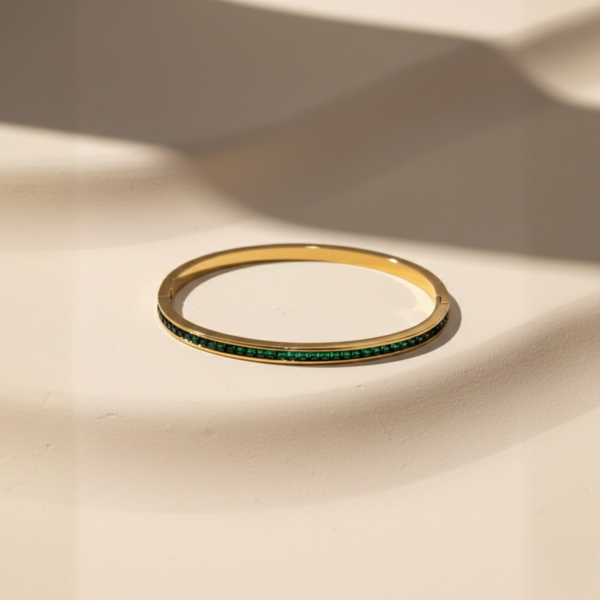 Emerald Edge Bangle