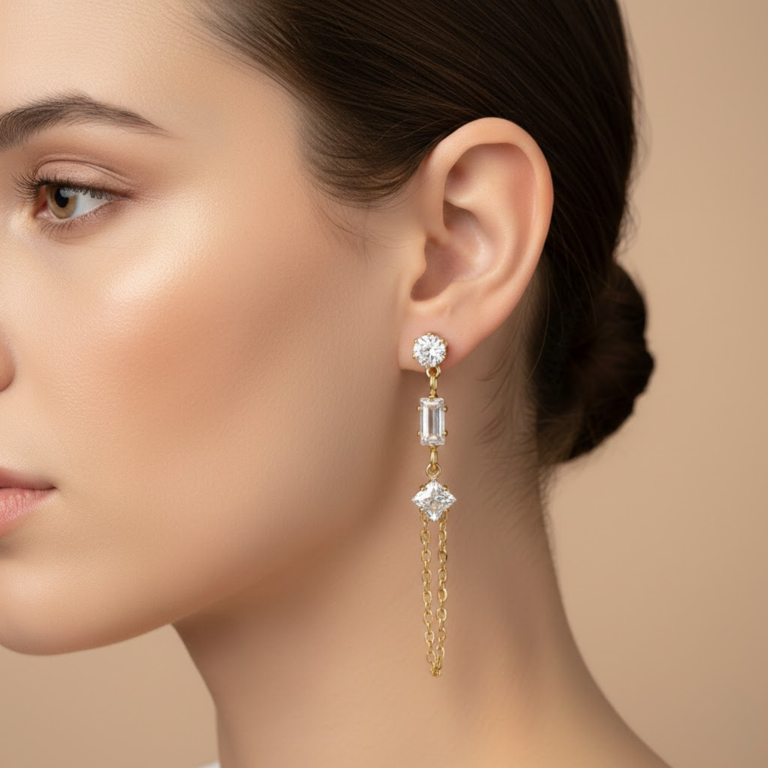 Lumi Drop Earrings - Image 2