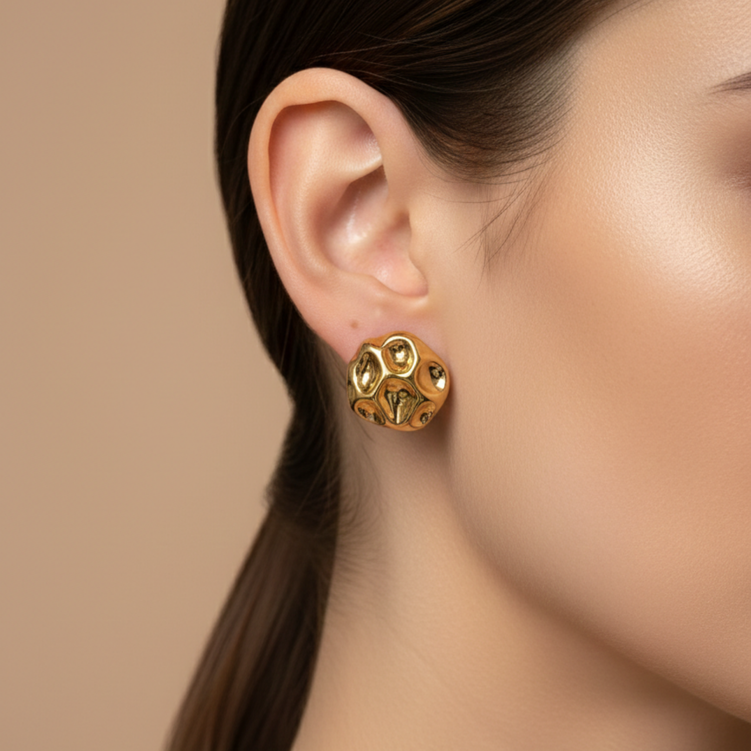 Molten Gold Studs - Image 2