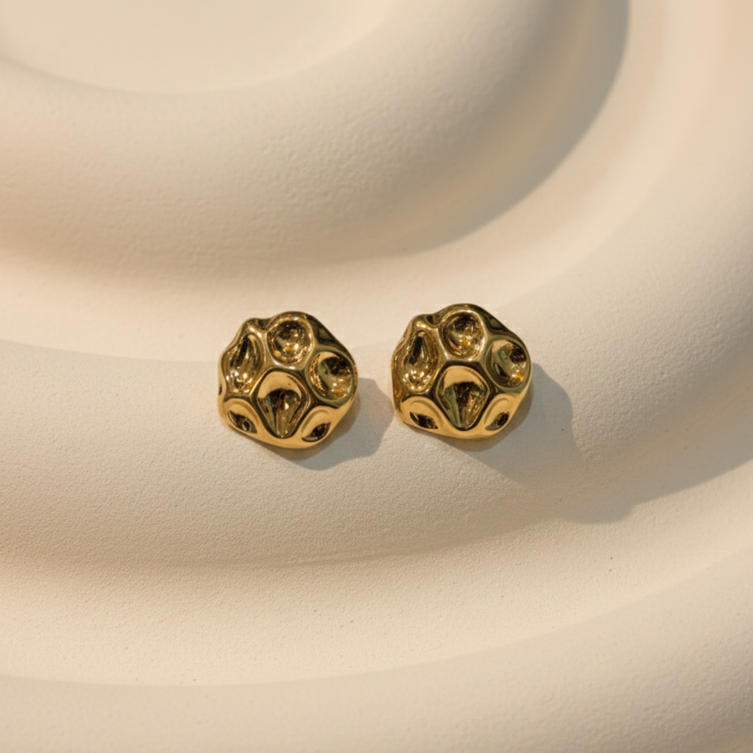 Molten Gold Studs